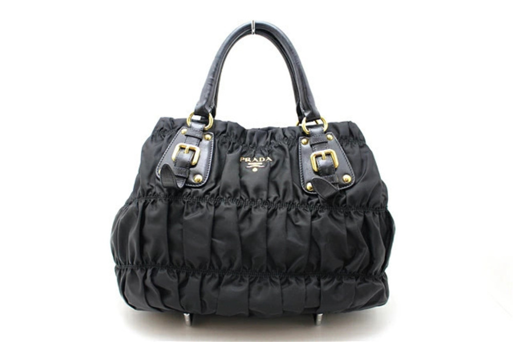 Prada Calfskin Handbag Black